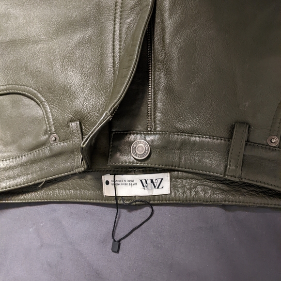 REAL LEATHER ZARA pants - Picture 15 of 15